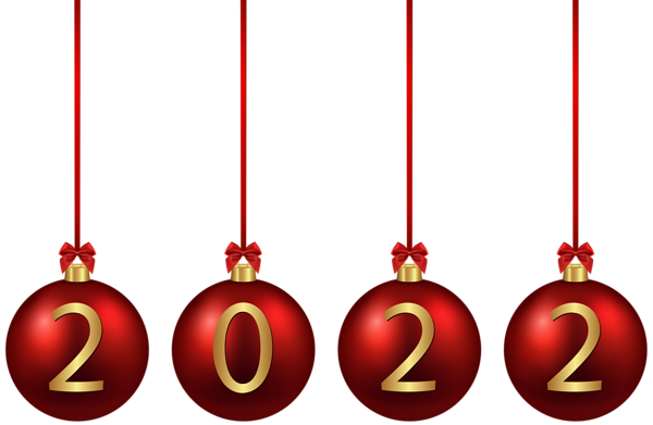 This png image - 2022 Red Christmas Balls PNG Image, is available for free download