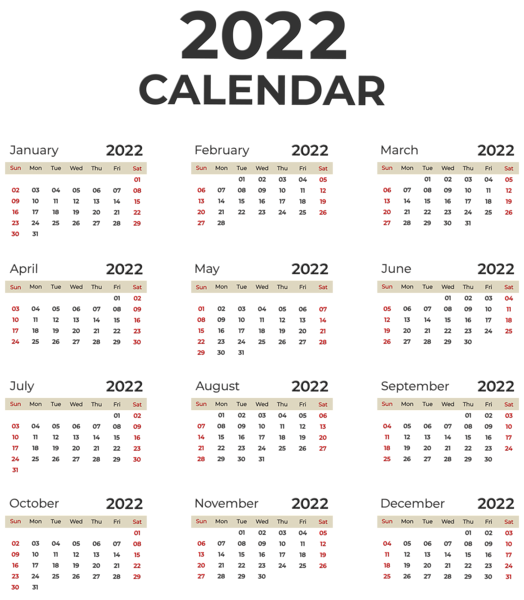 This png image - 2022 US Calendar PNG Clipart, is available for free download