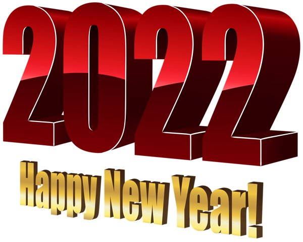 This png image - 2022 Year Red PNG Transparent Clipart, is available for free download
