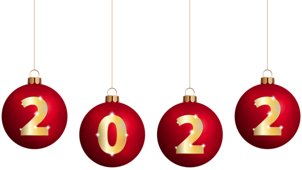 This png image - 2022 and Christmas Balls PNG Clip Art, is available for free download