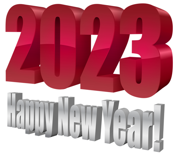 This png image - 2023 3D Red PNG Transparent Clipart, is available for free download
