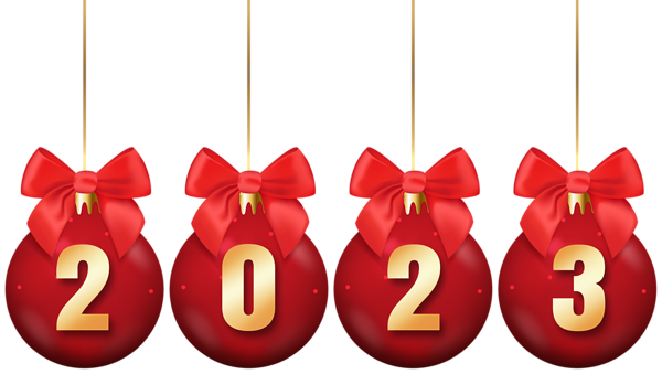 This png image - 2023 Christmas Balls Transparent PNG Clipart, is available for free download