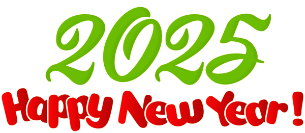 This png image - 2025 Happy New Year PNG Clip Art Image, is available for free download