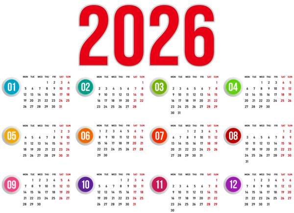 This png image - 2026 Calendar EU Transparent PNG Image, is available for free download