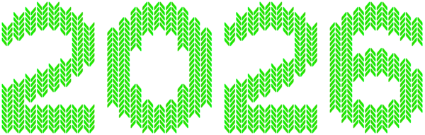 This png image - 2026 Green Deco Transparent PNG Clipart, is available for free download