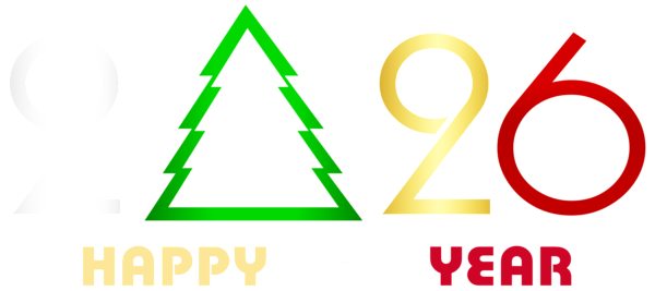 This png image - 2026 Happy New Year PNG Transparent Clipart, is available for free download