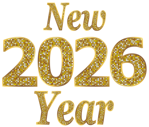 This png image - 2026 New Year PNG Clip Art Image, is available for free download