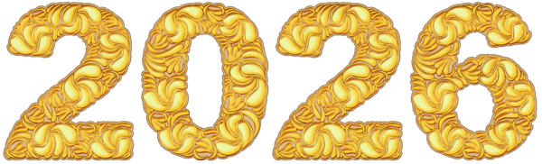 This png image - 2026 Ornate Gold PNG Clipart, is available for free download