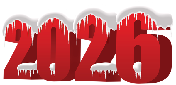 This png image - 2026 Snowy Red PNG Transparent Clipart, is available for free download