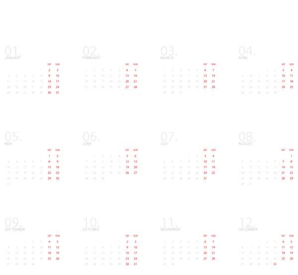 This png image - Calendar 2021 White Transparent Clipart, is available for free download