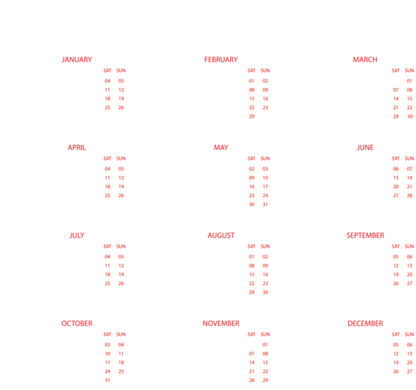 This png image - Calendar for 2020 White Transparent Clipart, is available for free download