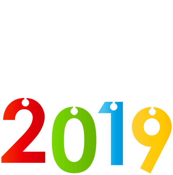 This png image - Hanging 2019 Clip Art Image, is available for free download