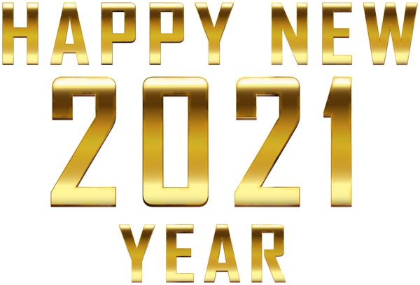 This png image - Happy New 2021 Gold PNG Clipart, is available for free download