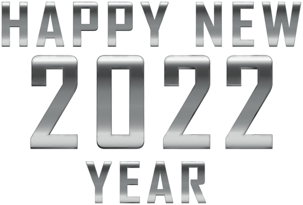 This png image - Happy New 2022 Silver PNG Clipart, is available for free download