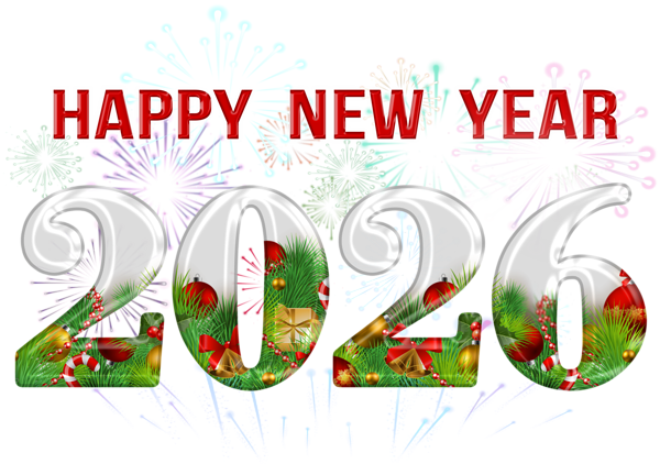 This png image - Happy New Year 2026 PNG Clipart, is available for free download