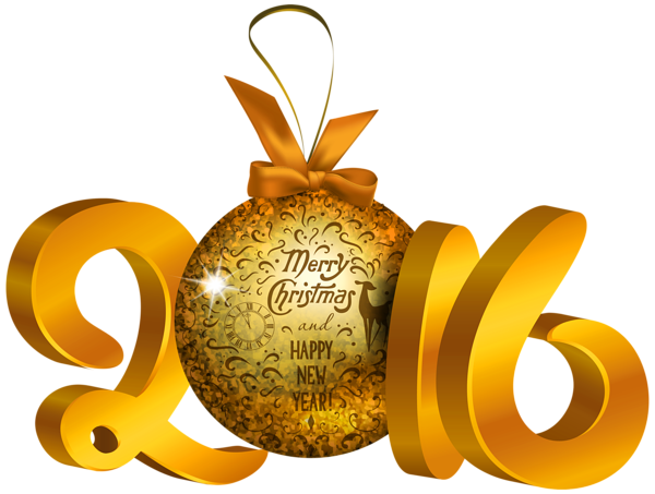 Yellow 2016 Decoration PNG Clipart Image | Gallery ...
