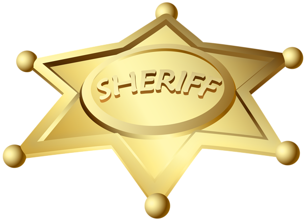 This png image - Sheriff Badge PNG Transparent Clipart, is available for free download