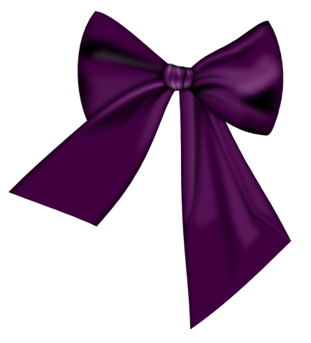 This png image - Purple Bow Clipart, is available for free download