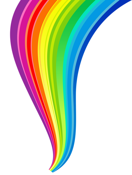 Rainbow Line Transparent Clipart | Gallery Yopriceville - High-Quality ...