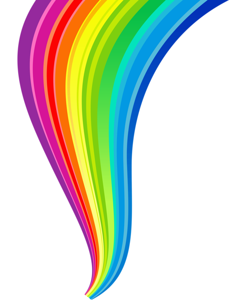 This png image - Rainbow Line Transparent Clipart, is available for free download