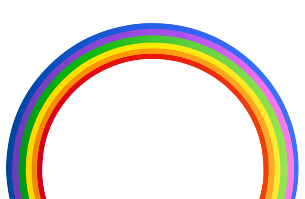 This png image - Rainbow Transparent Clipart, is available for free download