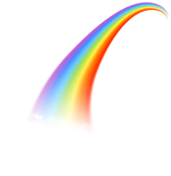 This png image - Rainbow and Cloud Decorative Transparent Image, is available for free download