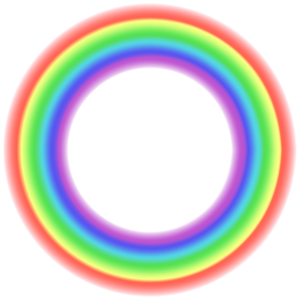 This png image - Round Rainbow PNG Clip Art Image, is available for free download