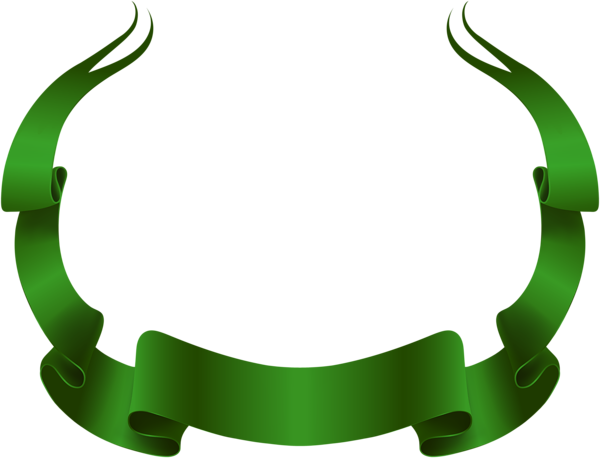 This png image - Banner Decorative Green Transparent Image, is available for free download