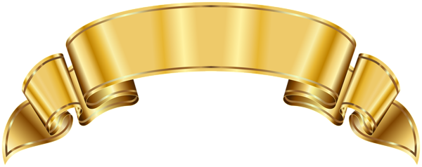 This png image - Banner Gold Deco PNG Clip Art Image, is available for free download