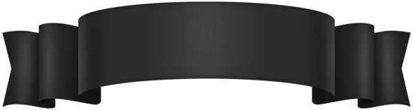 This png image - Black Classic Banner Transparent Clipart, is available for free download