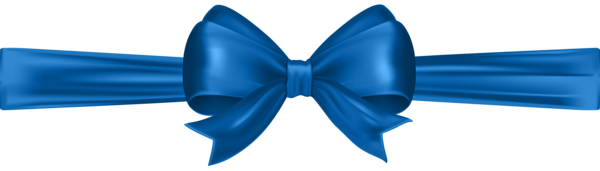 This png image - Blue Bow Deco PNG Clip Art Image, is available for free download