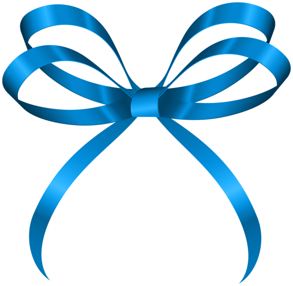 This png image - Blue Bow Decorative PNG Clipart Image, is available for free download
