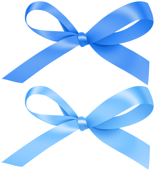 This png image - Blue Bow Set Clipart Image, is available for free download