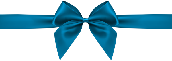 This png image - Blue Bow Transparent Clip Art Image, is available for free download