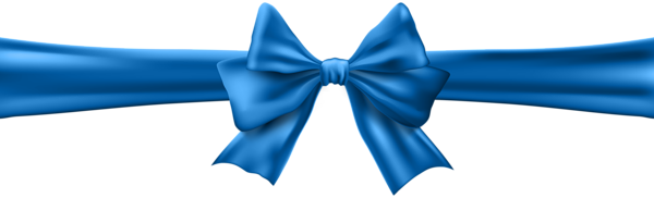 This png image - Blue Bow with Ribbon Clip Art Image, is available for free download