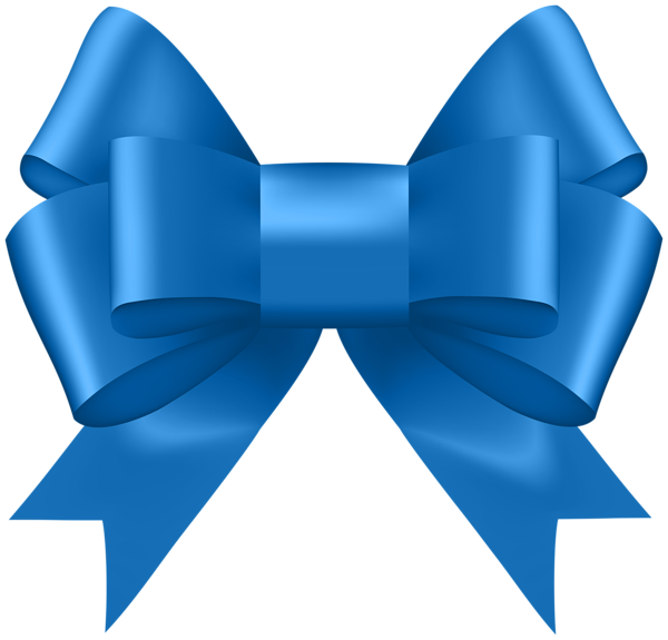This png image - Blue Deco Bow Clip Art Image, is available for free download