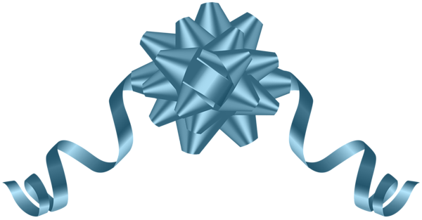 This png image - Blue Deco Bow Transparent PNG Clip Art, is available for free download