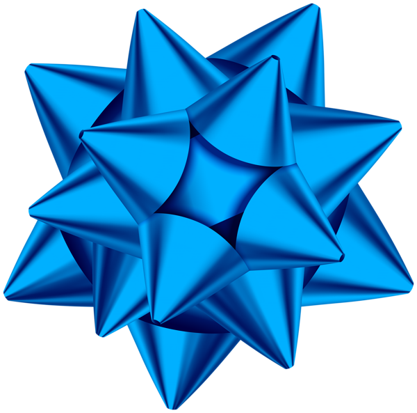 This png image - Blue Foil Bow Deco Clip Art Image, is available for free download