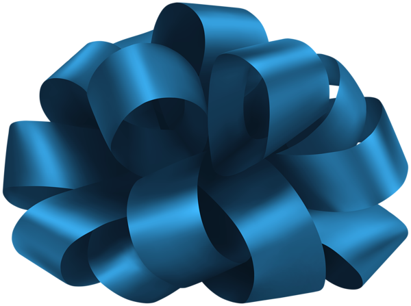 This png image - Blue Foil Bow PNG Clipart, is available for free download