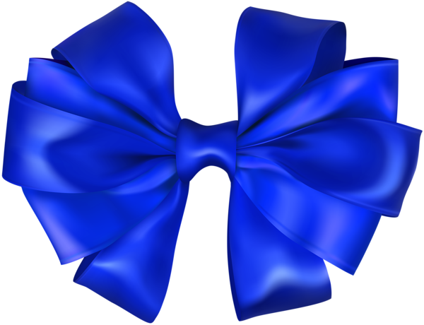 Bow Blue PNG Clip Art Transparent Image | Gallery Yopriceville - High