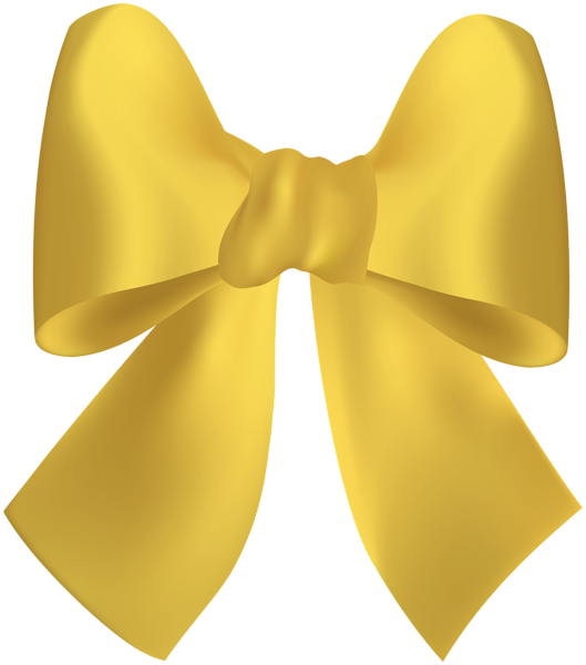 This png image - Bow Decoration Yellow PNG Clipart, is available for free download