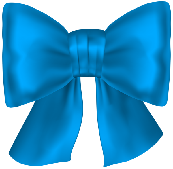 This png image - Bow Satin Blue PNG Clipart, is available for free download