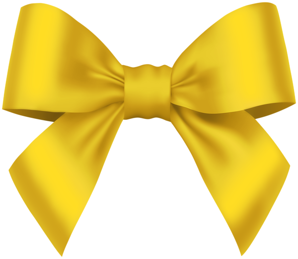 Bow Yellow Transparent Clipart | Gallery Yopriceville - High-Quality ...