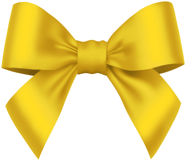 This png image - Bow Yellow Transparent Clipart, is available for free download