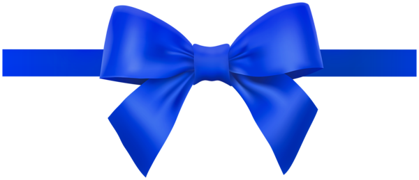 This png image - Bow with Ribbon Blue PNG Deco Clipart, is available for free download