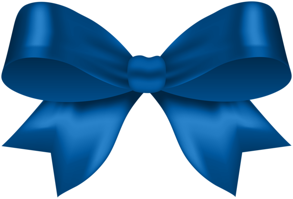 This png image - Classic Bow Blue PNG Clip Art Image, is available for free download