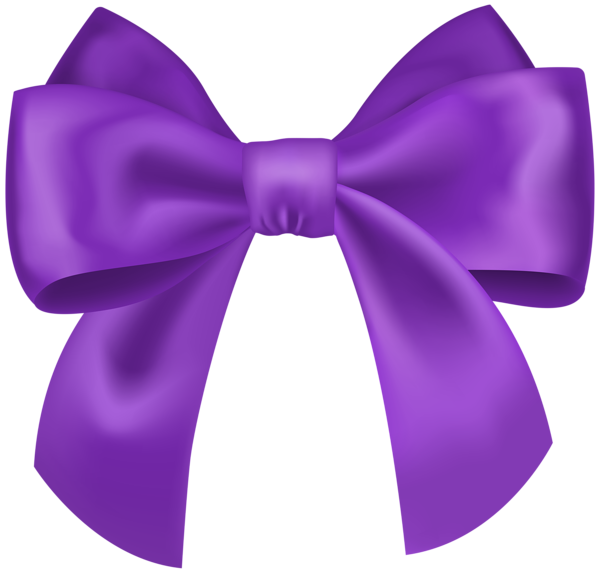 This png image - Classic Purple Bow PNG Transparent Clipart, is available for free download