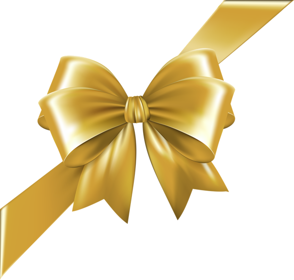corner bow with ribbon gold transparent image gallery