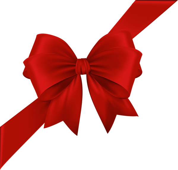 This png image - Corner Bow with Ribbon Red Transparent Image, is available for free download