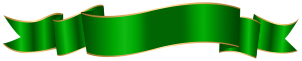 This png image - Curled Banner Green PNG Clipart, is available for free download